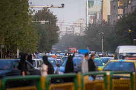 گرد و غبار آسمان تهران 